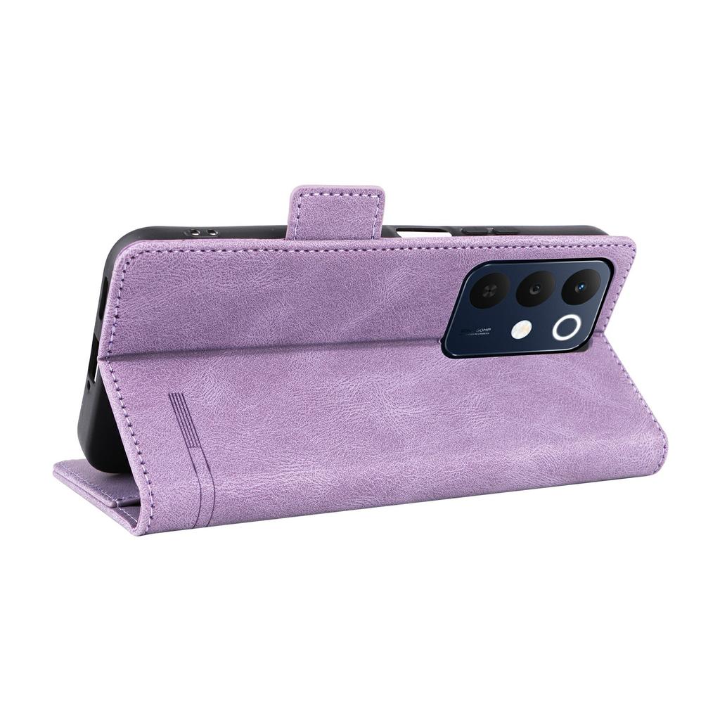 Für Realme C85 5G Handyhülle Leder Geldbörse Klapp-Handyhülle mit Metall-Dekor