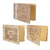 Innovative Wooden Wedding Guest Book Album Craft for Wedding Engagement Decoration