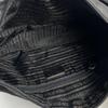 PRADA Triangular logo Shoulder Bag black Women used