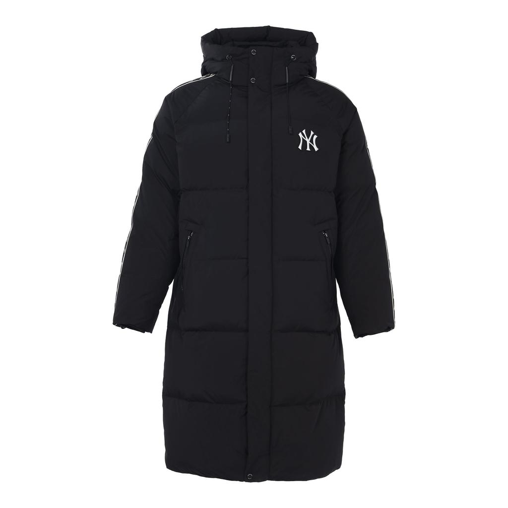 MLB Base Logo Down Jackets Unisex Black Hooded Moderate Other 3ADJJ0516-50BKS