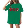 Men Women Kids Casual Letter Print Short Sleeve T-Shirt for Everyday Wear and Activities