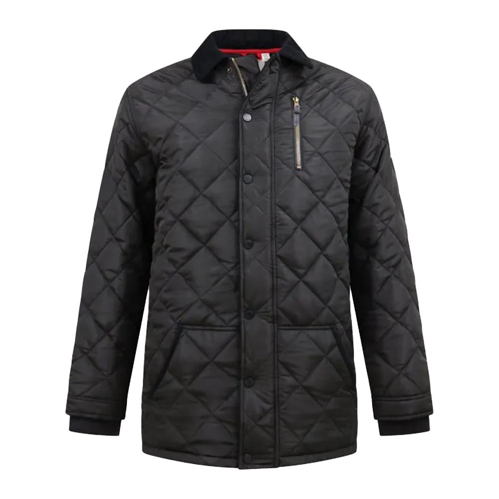 Duke Mens Landon D555 Quilted Corduroy Collar Kingsize Jacket
