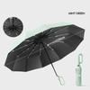 Extra Large 48 Bone Ring Buckle Umbrella Forward Fully Automatic Portable Wind-Resistant Male And Female Folding Rain Vinyl Umbr