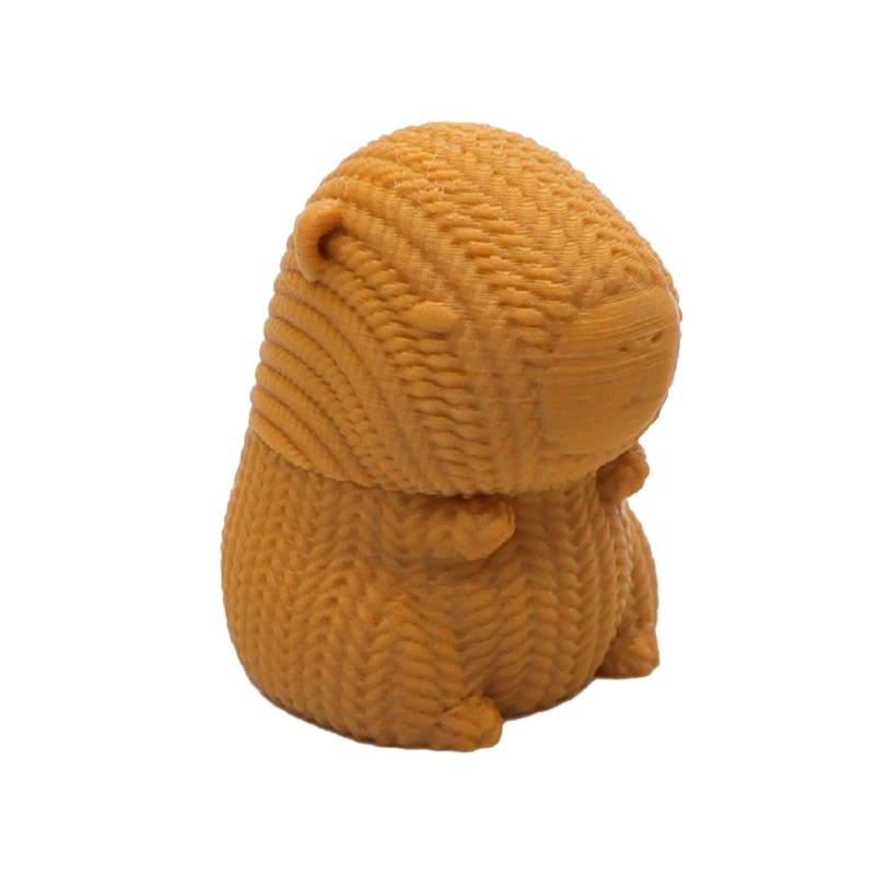 

Rotating Capybara Print Sculpture Rotation Handcrafted Room Movable Cartoon Home offices Decoration Gift