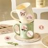 500Pcs/Roll Vintage Pink Art Series 01 Kids Rewards Stickers - DIY Scrapbooks Album Decor Sealing Label Decals
