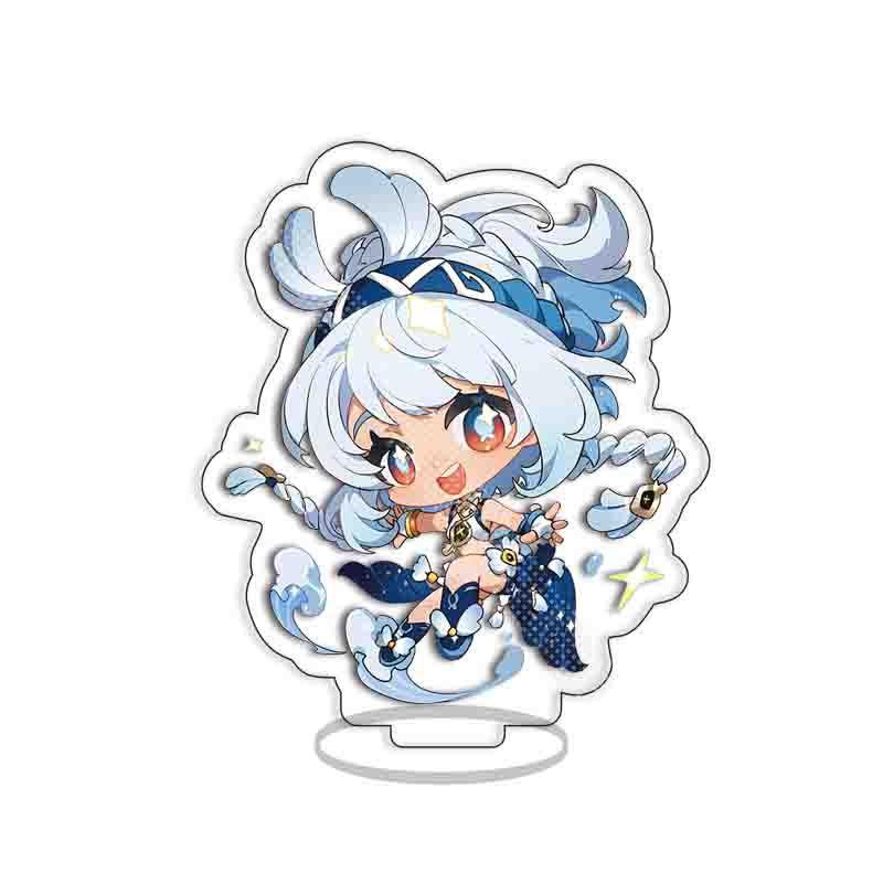 

8 см игровая акриловая подставка с симпатичным межслойным принтом, мультяшная коллекция Mualani Kachina Sethos, украшение стола, подарки на день рождения 80mm