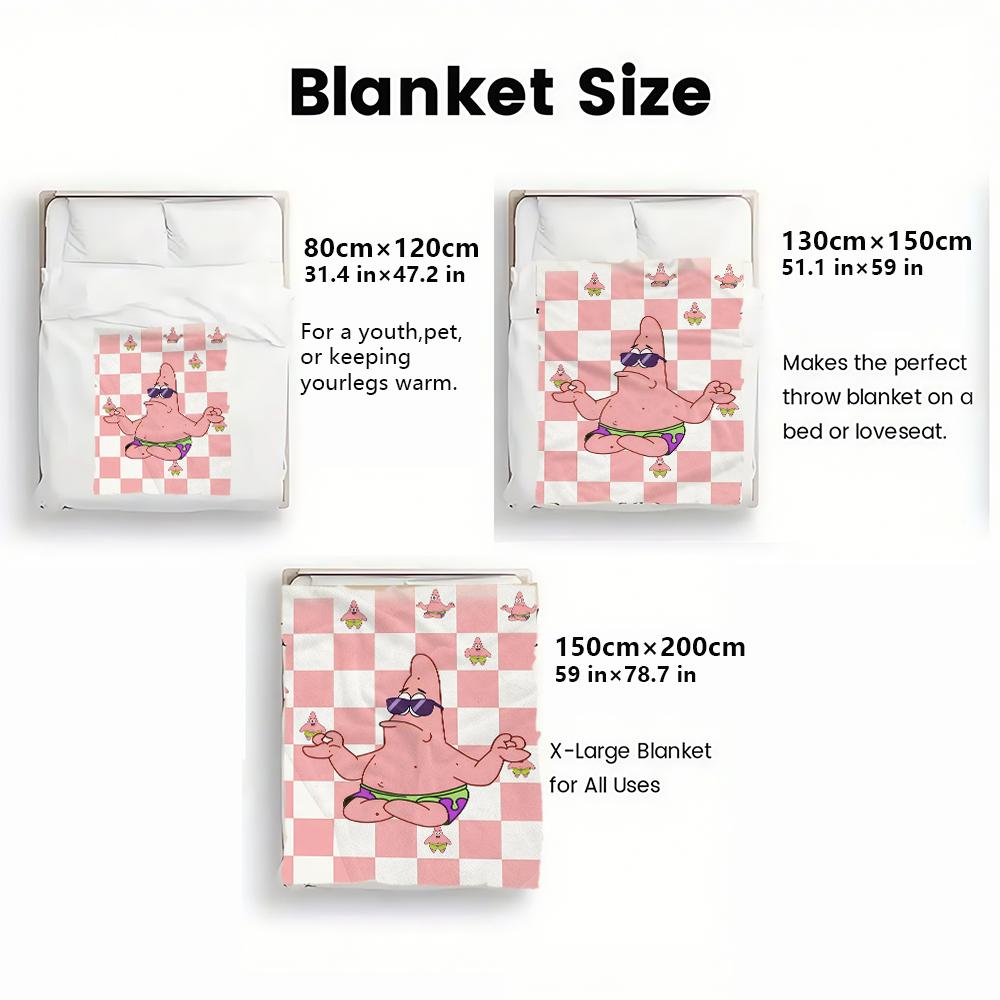 Meditation Scene thin Flannel Blanket for Bedroom,Living Rooms,Sofas Blankets,Lunch Breaks,Picnic,blankets fluffy blanket