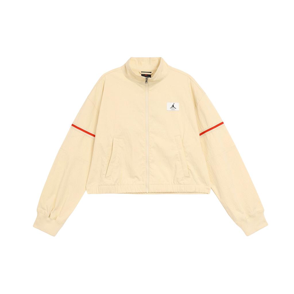 Jordan Flight Solid Woven Jacket Autumn Women jackets Beach-Light-Yellow DQ4626-234