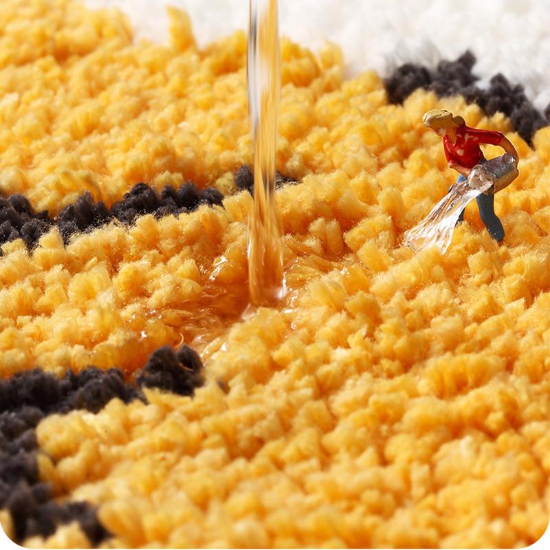 Tiger Absorbent Bathroom Door Entrance Mat Cartoon Bath Rug Bathroom Non -Slip Toilet Mat Entrance Children 'S Room Carpet 