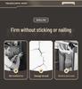 No-Drill Retractable Clothes Drying Rod for Curtain and Wardrobe Support - Nail-Free Bathroom or Shower Drying Rack.