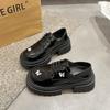 Lace-up platform white loafers women's 2025 new spring breathable butterfly versatile single shoes small leather shoes comfortable