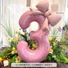 1pc Large Pink Number-Shaped Foil Balloons for Birthday Party Anniversary Festival Banquet Celebration Atmosphere and Decorative