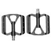 JT03 Mountain Bike Aluminum Alloy Pedal Non-Slip   Foot Rest Cycling Accessory(Black )