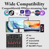 V8 Bluetooth Live Sound Card with BM-800 Microphone Compatibility for Mobile Phones