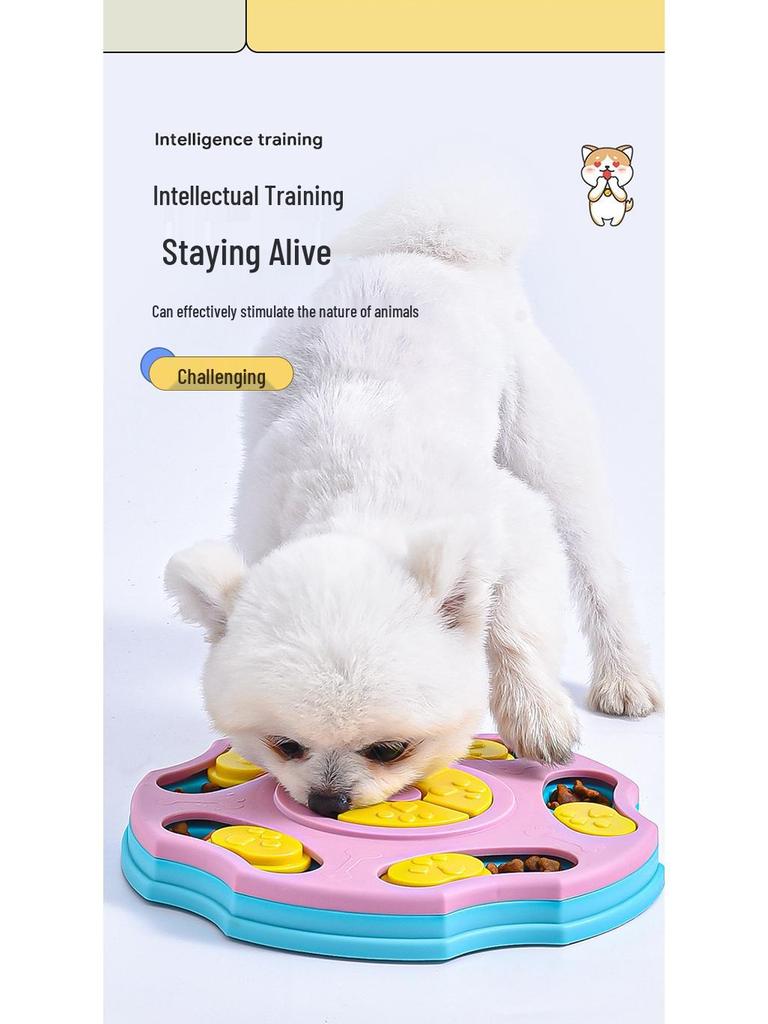 Pet Food Puzzle: Dog Sounding, Slow Feeder Bowl, Cat Treat, Boredom Relief Sniffing Toy