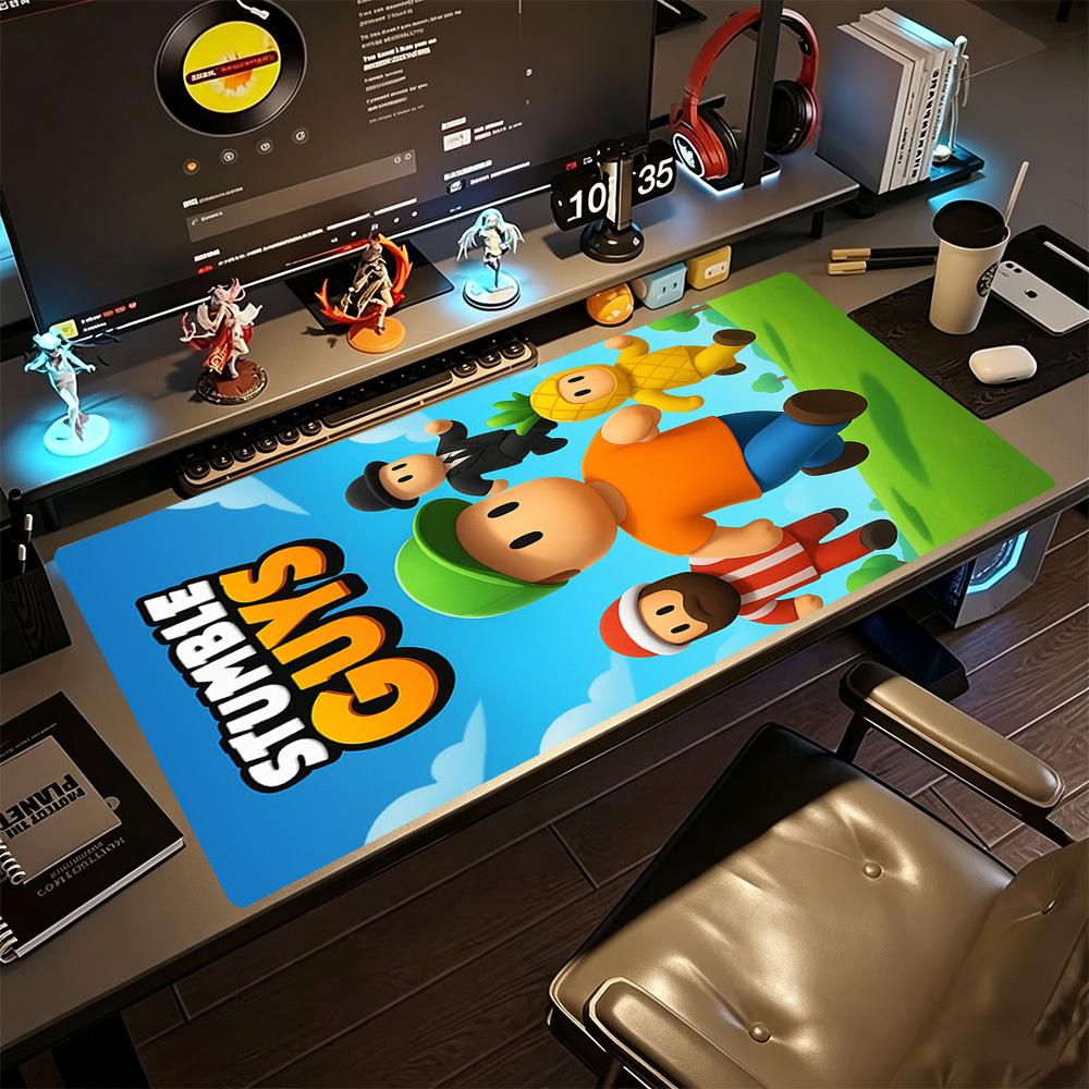 Stumble Guys Gaming Mouse Pad Desk Mouse Pad Office Mouse Mats Nonslip Rubber Bottom Perfect Gift For Gamers