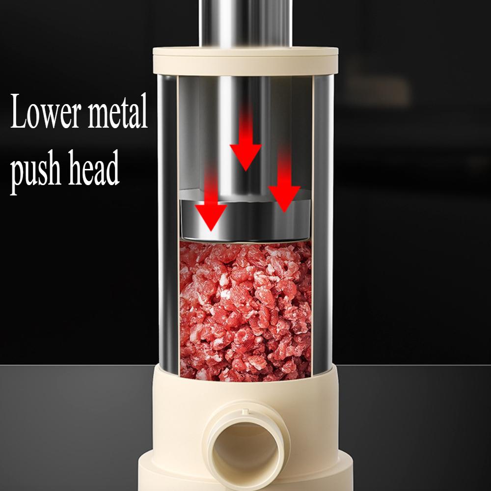 Hand Pushed Stainless Steel Sausage Machine Home Made Rice-meat Dumplings Sausage Bacon Tools