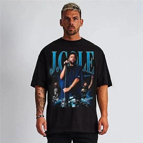 J COLE BLUE RAP HIP HOP T-Shirt Men s SIZES L