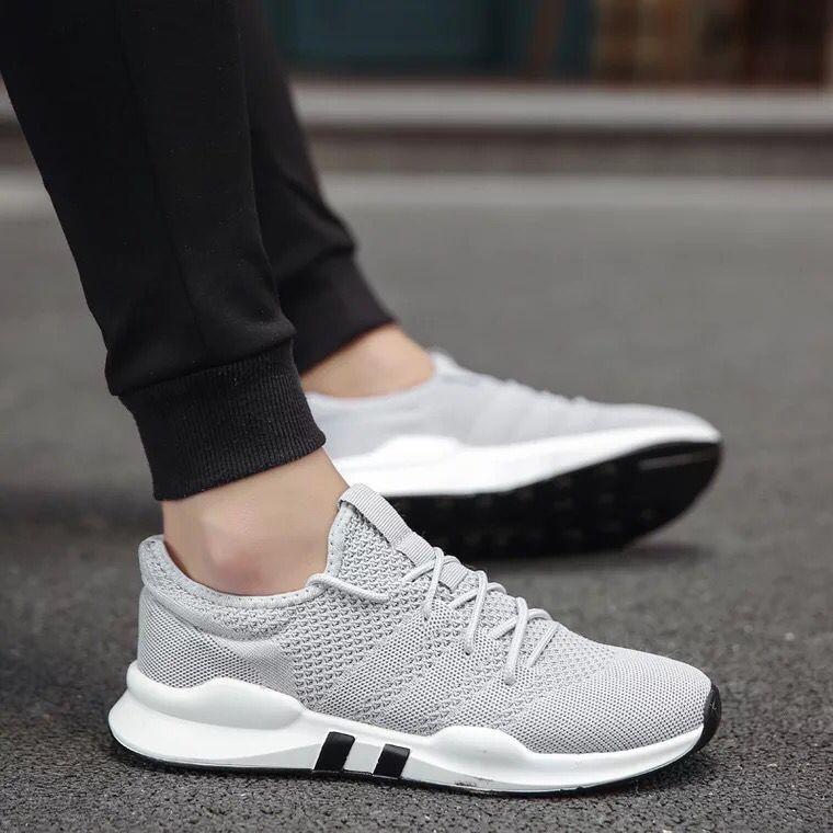 

Manufacturer s new 2024 men s shoes sports shoes casual fashion casual shoes soft sole comfortable breathable mesh shoes 44 сірий колір