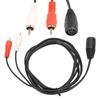 1.5m/4.9ft DIN 7 Pin Female To Dual RCA Male Cable Plug and Play RCA Audio Cable  Stereo Systems