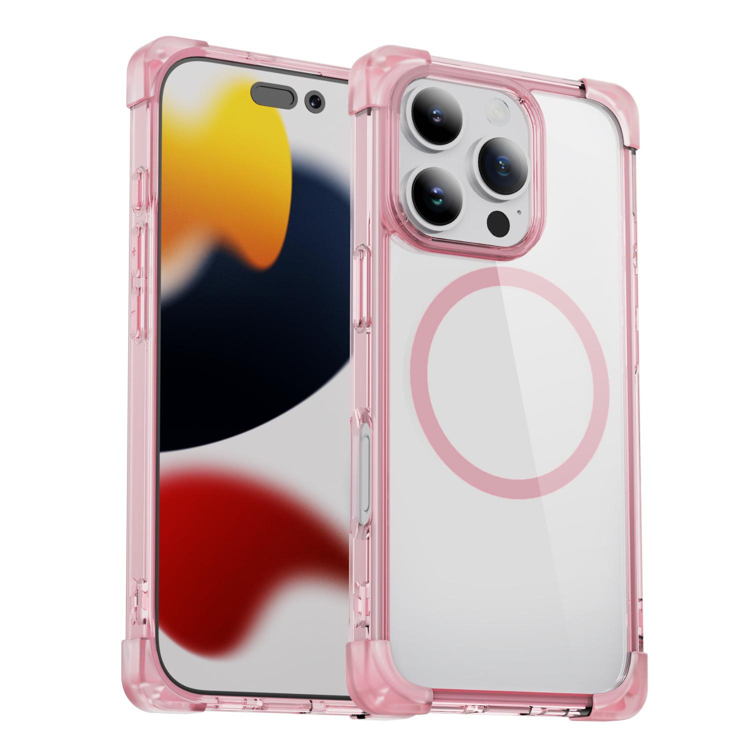 

Mobile Phone Case for Apple 13/14/15/Mobile Phone Case Niche High-end Transparent Magnetic Ultra-thin for Apple 16 Mobile Phone Case For iPhone X