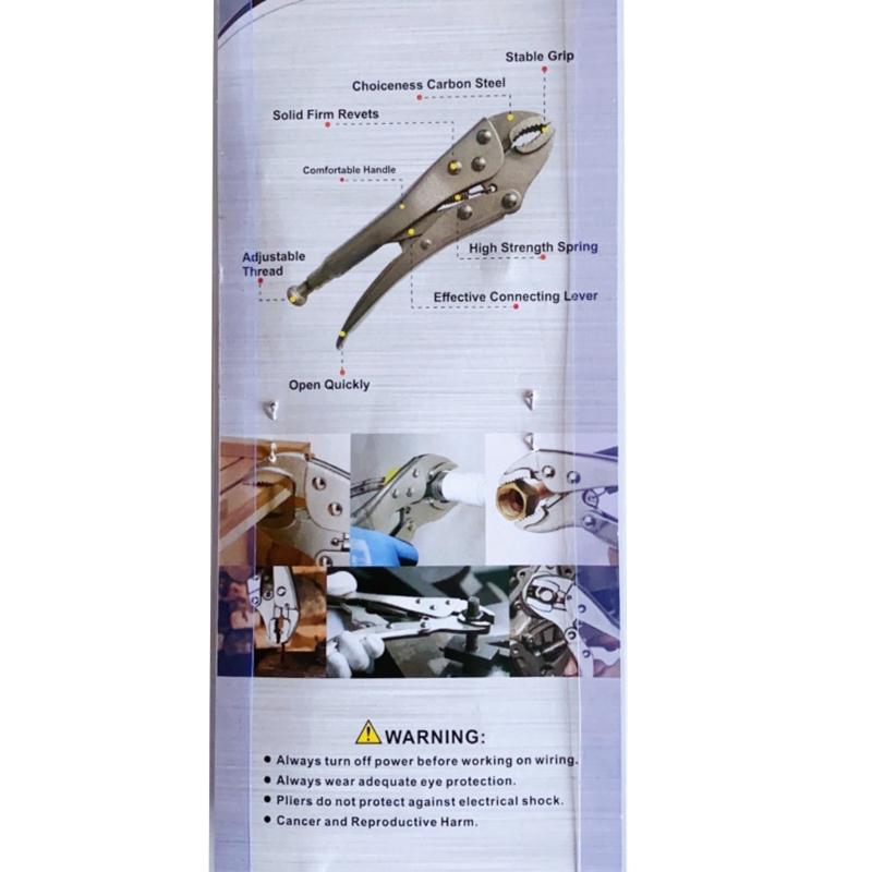 3Pcs C Clamp Locking Pliers Locking C Clamp Adjustable C Pliers Locking Plier For Woodworking Welding Electrician