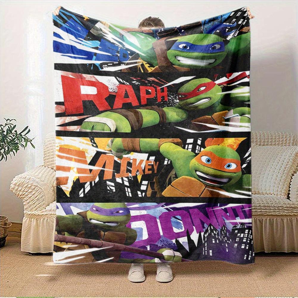 

1pc Turtles,Action,AdventureDigital Print Fleece Blanket - Contemporary Style, Suitable for All Seasons, Perfect for Home, Travel, or Campin 150x180cm