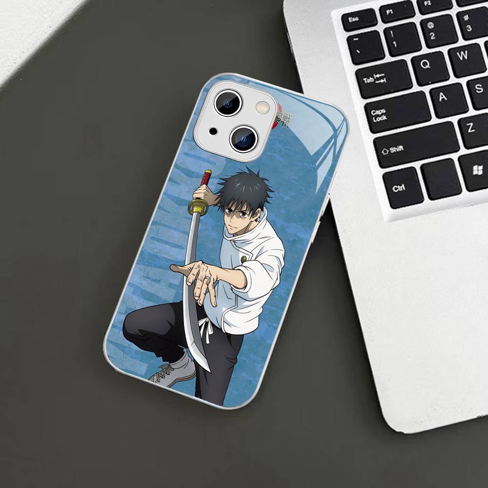 

Anime O-Okkotsu Y-Yuta Tempered Glass For Iphone 14 13 12 11 Pro Mini XS MAX 14Plus X XS XR Cover iphone 14 plus
