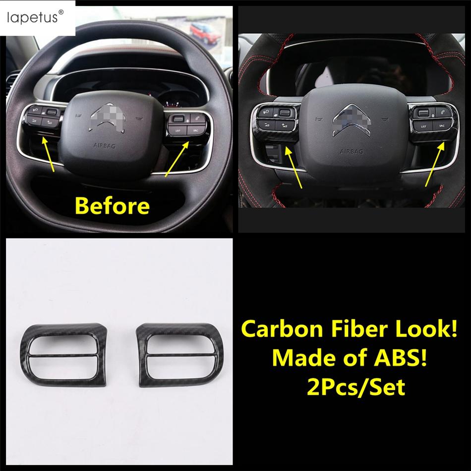 Gear Shift Head / Pillar A Frame / Steering Wheel / Handle Bowl Cover Trim ABS Accessories For Citroen C5 Aircross 2018 - 2024