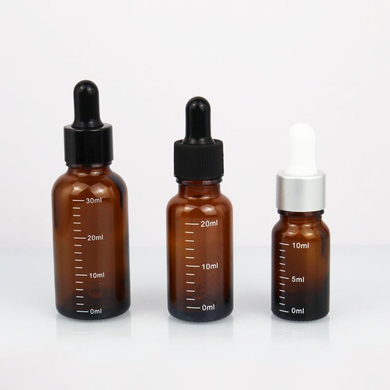 5 ml Ljusbeständig Glasdroppflaska för Eteriska Oljor och Serum