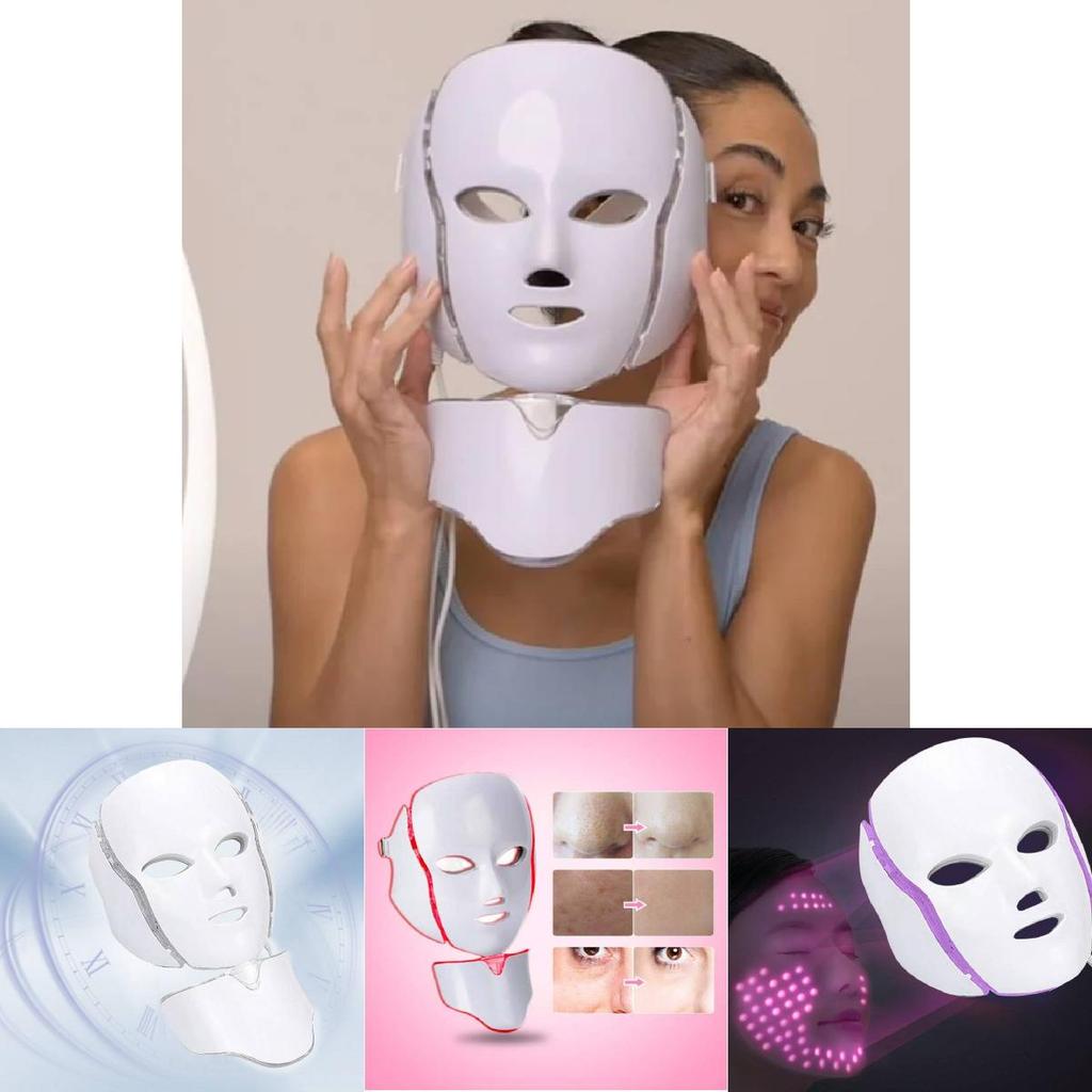 Advanced Beauty Mask With Colorful Led Lights For Home Skincare Photon Rejuvenation