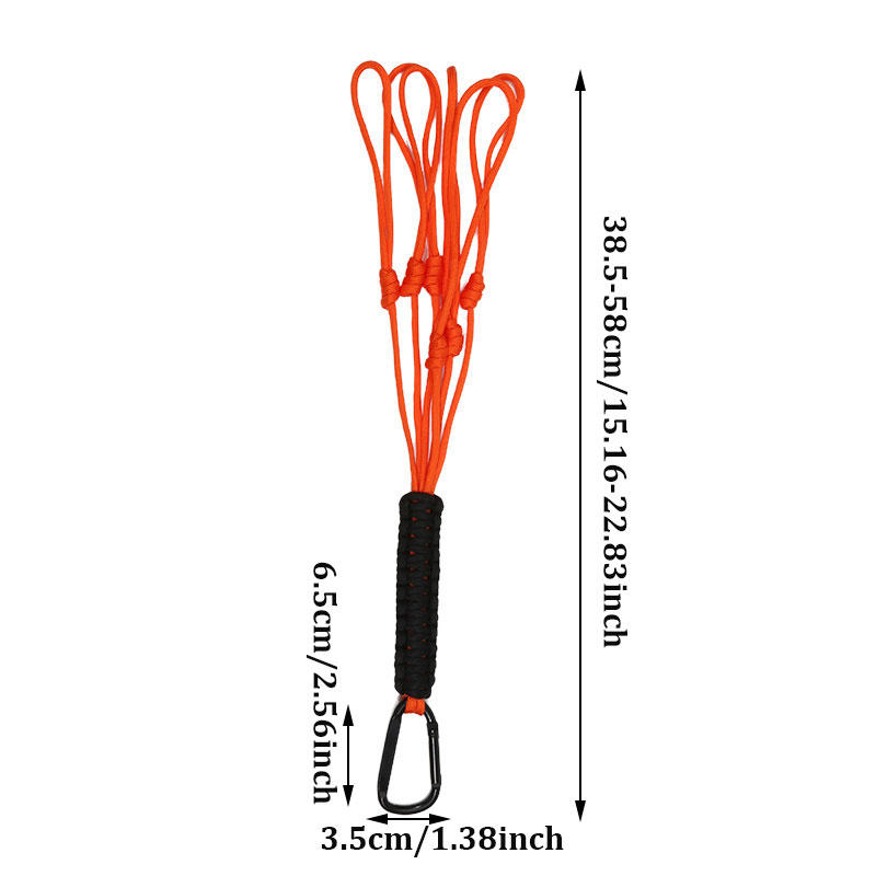 Outdoor Umbrella Rope Phone Lanyard Steel Buckle Survival Paracord Rope Nylon Knife Olecranon Lanyard Keychain Strap Pendant