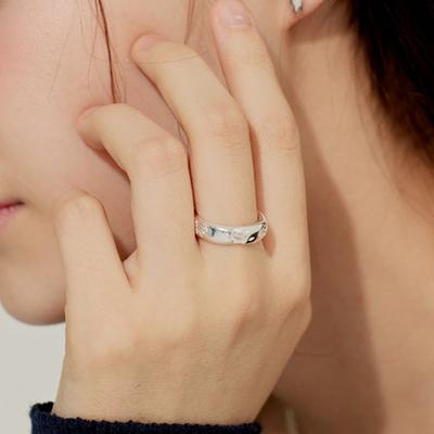 Murmur [925silber]Crush Glitzer Zirkonia Ring