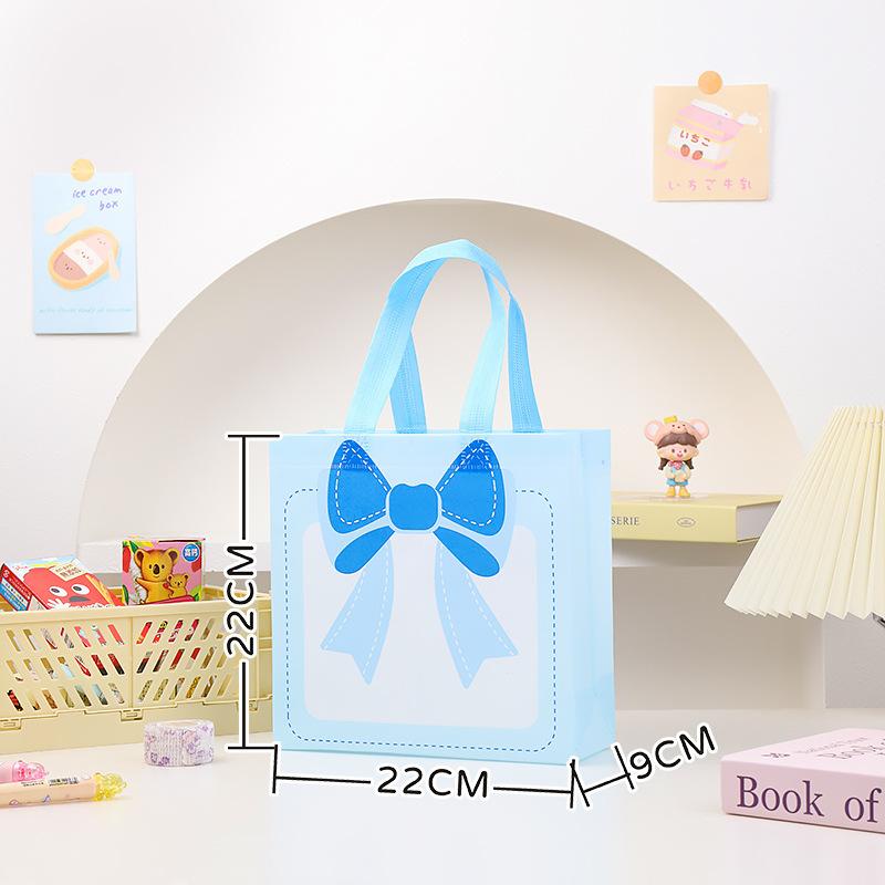 1-30PCS Cartoon Bow Portable Gift Bag Bow Snack Packaging Bag Portable Design Cosmetics Candy Small Items Storage Self Seals