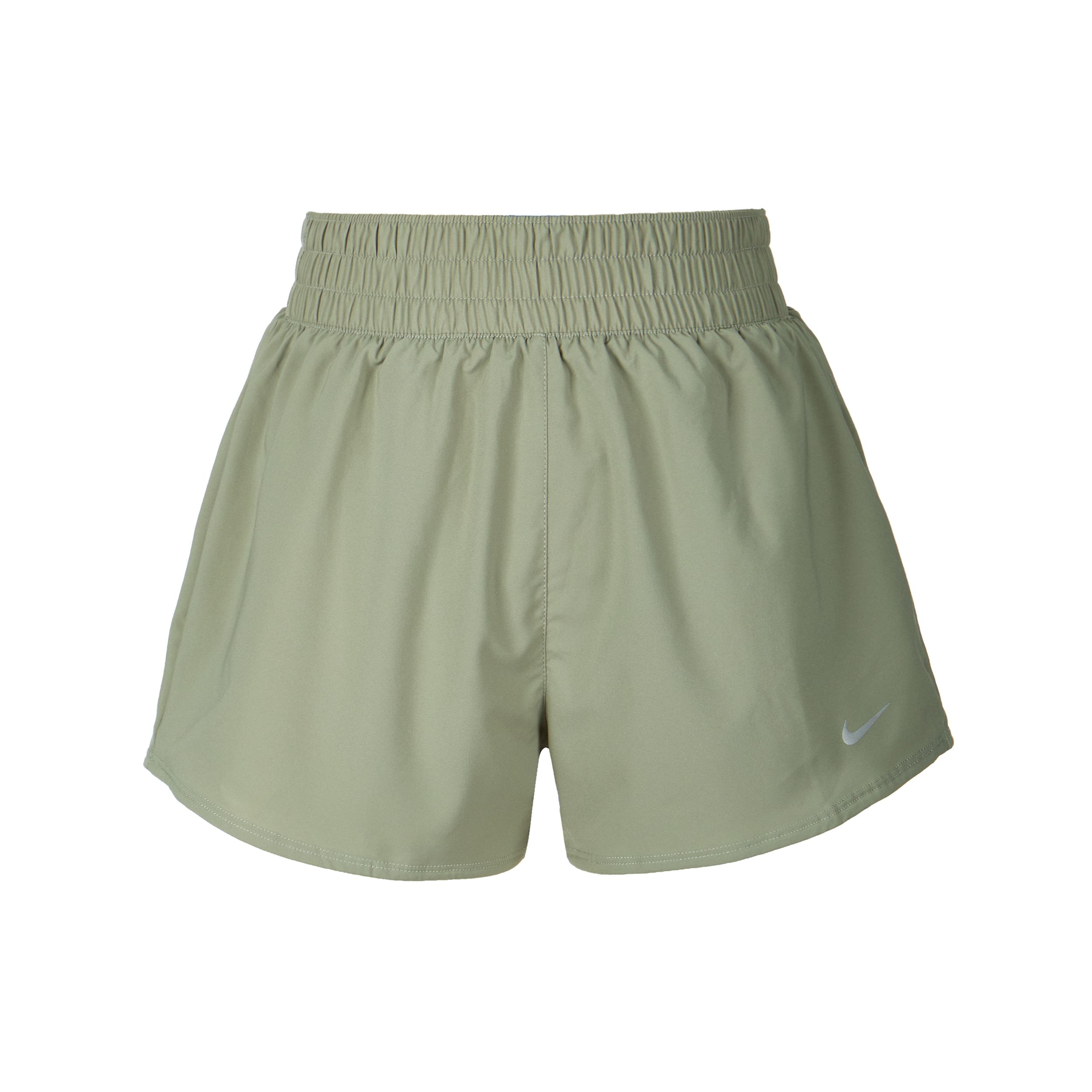 Nike As W Nk One Df Hr 3In Br Short Solid Color Comfortable Breathable Soft Sports Shorts Women shorts Green DX6015320 XL