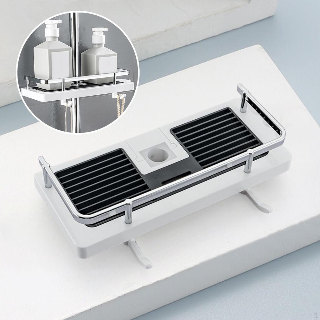 Adjustable Hanging Shower for Bathroom Storage Solution