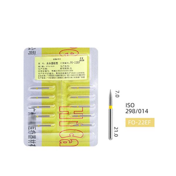Polering Burs Høyhastighets tannhåndstykke Diamond Bur Tip