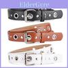 Stylish New Punk Womens Casual Eyelet Buckle Decorative Belt With Rivets And Cutouts