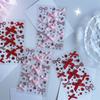 1pcs Pink Bowknot Heart Face Glitter Rhinestone Stickers Birthday Party Y2K Makeup Music Festival DIY Eyes Face Jewels Sticker
