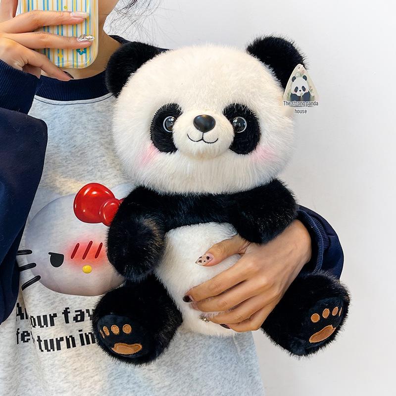 Soft Sitting Panda Plush Toy Doll - Cute Birthday Gift