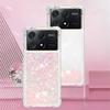 Fundas Poco X6 Pro Quicksand Cases for Xiaomi Poco X6 Pro Coque Soft Liquid Bling Cover For Xiaomi Poco X6Pro Phone Case Capa