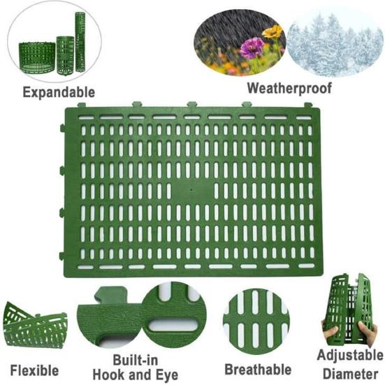 Trestammebeskytter Ventehulldesign Utvidbar TPR Trebarkbeskytter Beskytter Hageinnpakning Grønt planteverktøy for gård