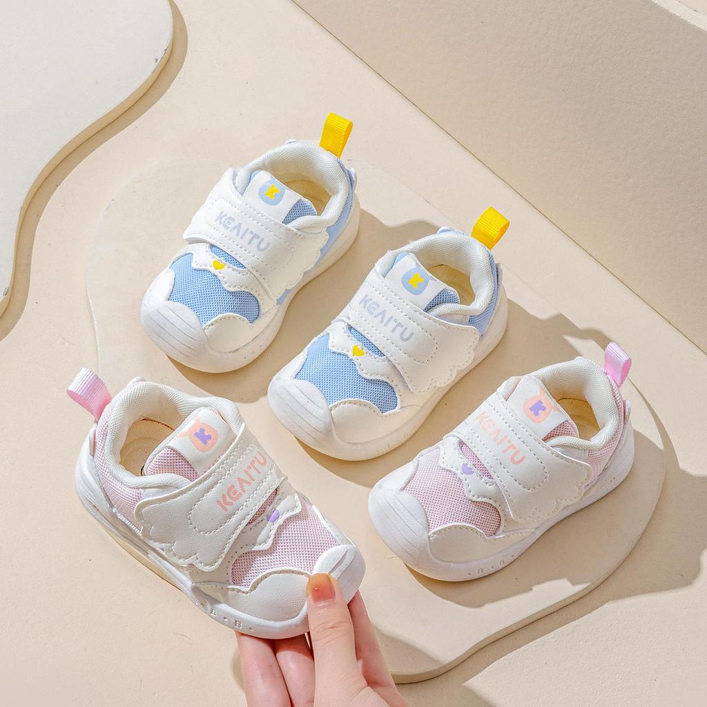 Chaussures pour tout-petits à semelles souples antidérapantes Printemps 2026 pour filles et garçons - Respirantes, Confortables
