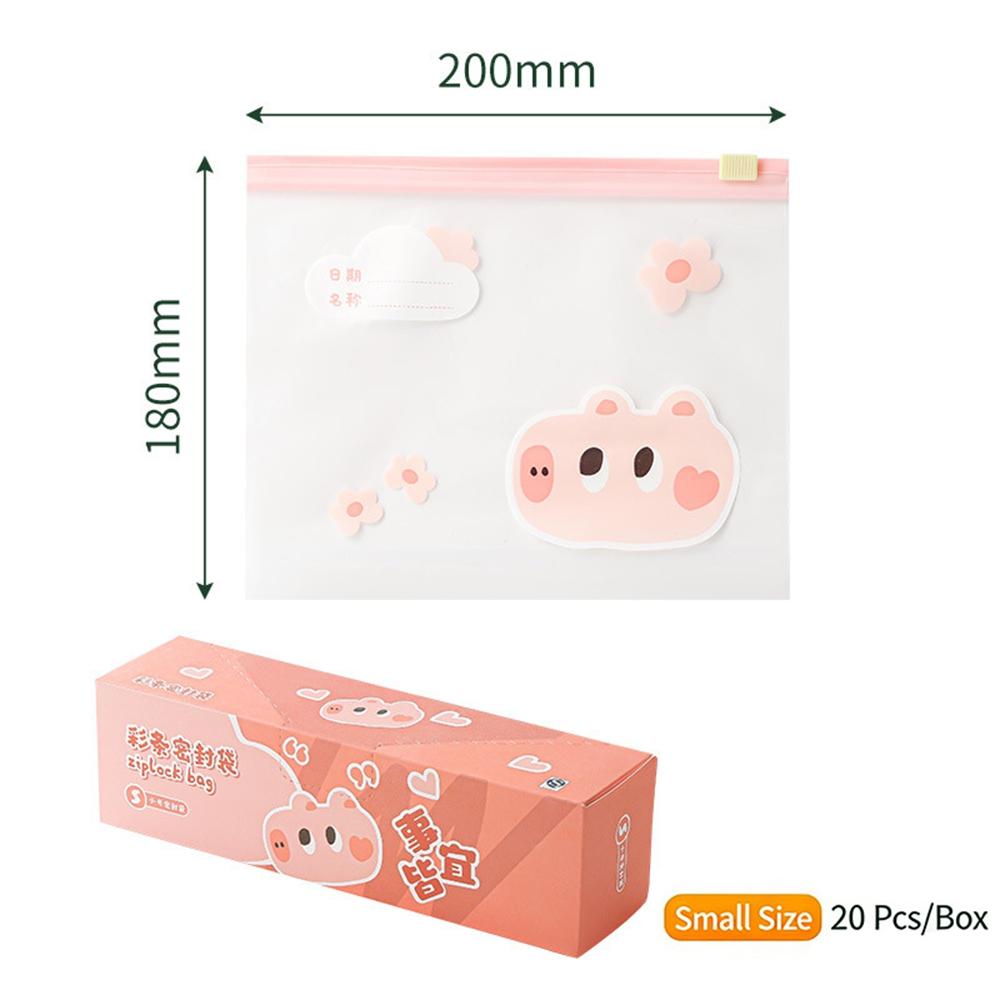 Printing Food-Grade Sealed Bags Kitchen-Grade Thickened Sealed Preservation Bags Refrigerator Food Freezer Storage Bags