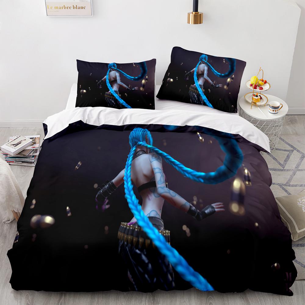 3D Print League Of Heroes Bedding Set Single Twin Full Queen King Size Game Anime Bed Set Aldult Kid Bedroom Duvet Cover Sets