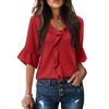 Fashionable New Style Sleeve Ruffles, Wide-necked Casual Shirt