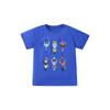 Cotton T-shirt Cartoon Printed Boy's T-shirt Summer Cotton Short Sleeve Top for Children