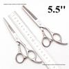 Professional Japanese Steel Hairdressing Scissors & Thinning Shears Set for Seamless Cuts & Bang Trimming