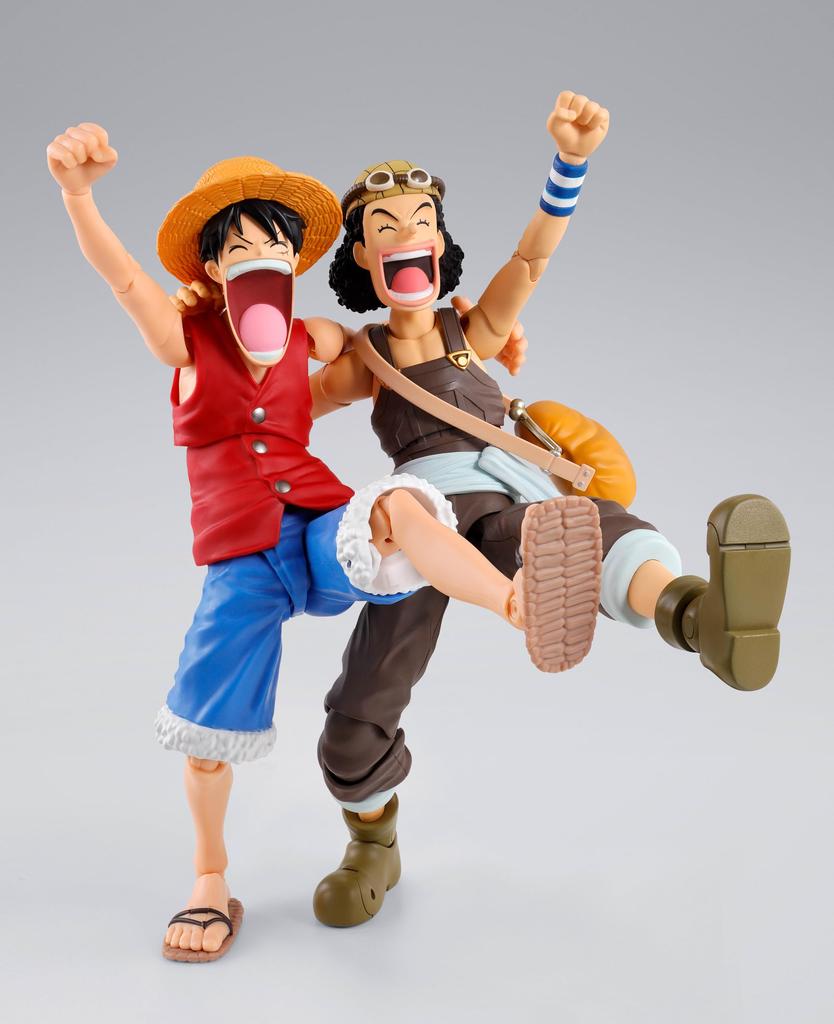 TAMASHII NATIONS ONE PIECE Usopp of 145mm PVC ABS Painted Movable Figure S.H.Figuarts -Dawn Adventure- Approx. &