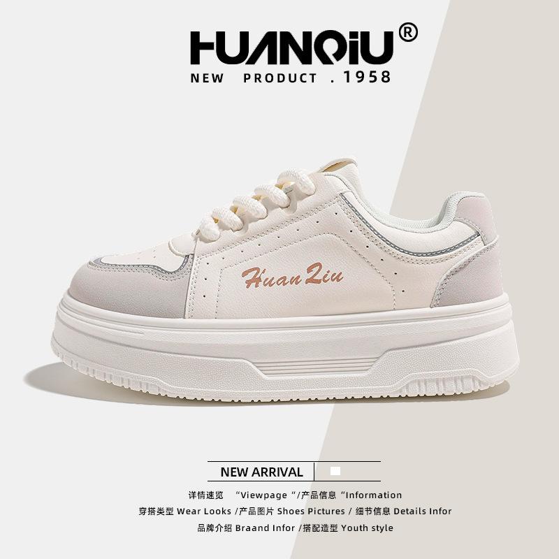 

Global platform white shoes women s KMJH6116 summer new versatile niche women s shoes original height-increasing casual board shoes 35